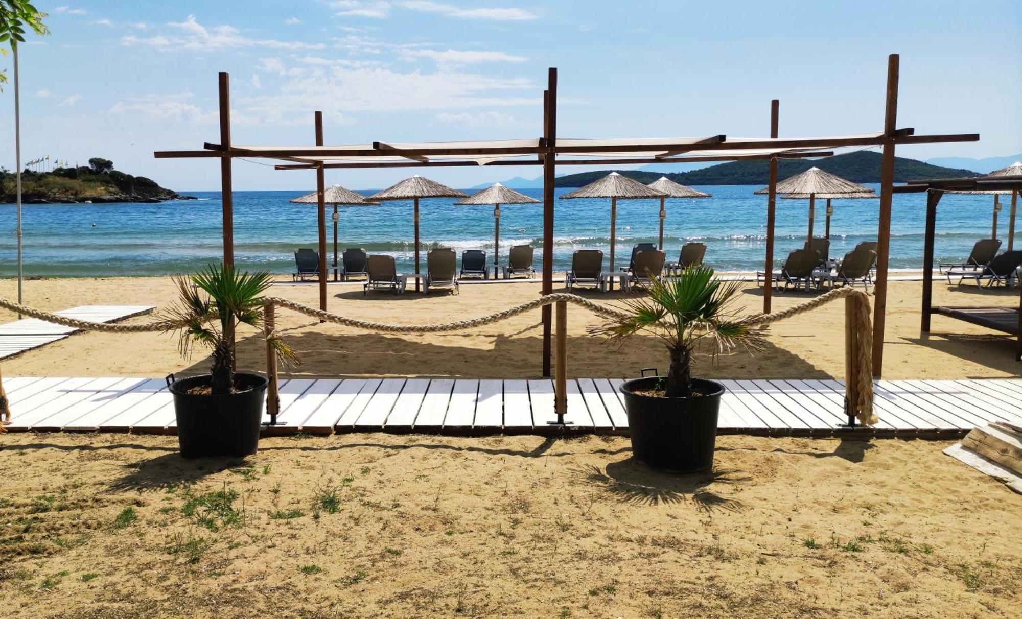 Sea View Apartments Nikos Nea Peramos (Macedonia) Exterior foto